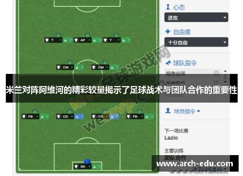 米兰对阵阿维河的精彩较量揭示了足球战术与团队合作的重要性